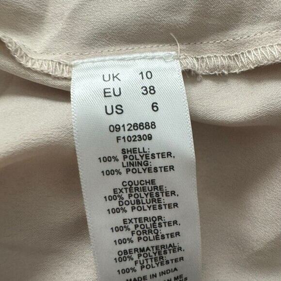 ASOS - NWT Satin Ruched High Neck Mini Dress Sz 6 - Picture 12 of 12